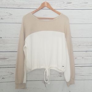 Hollister Waffle Knit Top Size M